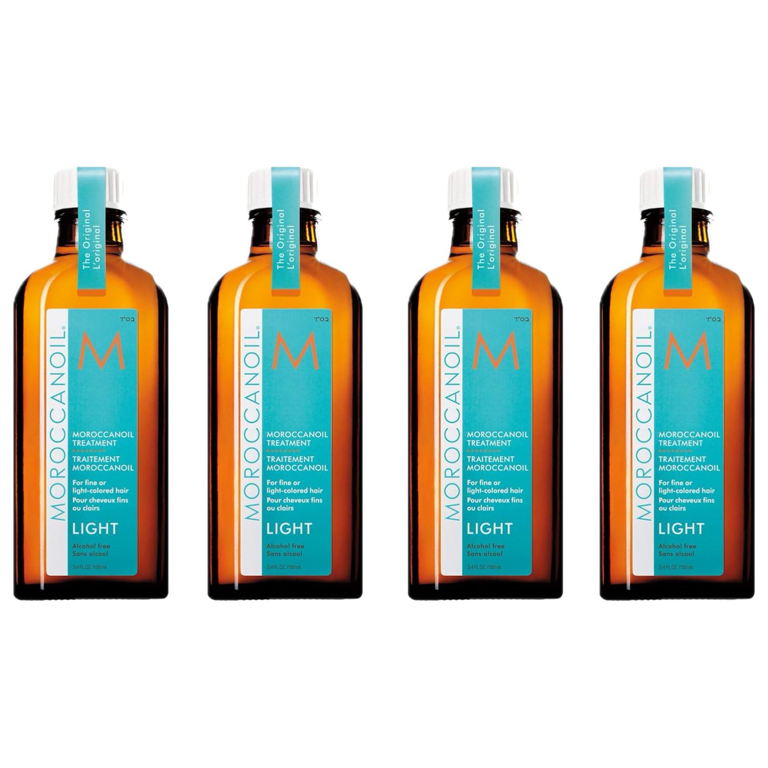 Moroccanoil Treatment Light, 3.4 Fl. Oz. 4 Pack