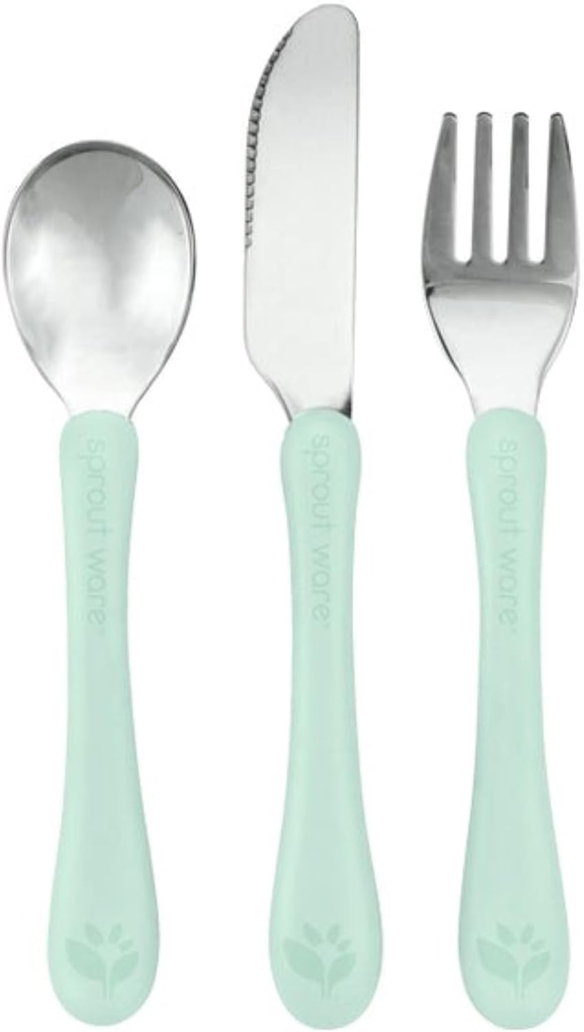 Multi Color Sprouts, Learning Cutlery Set Assorted 12 Months