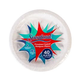 Sensational Paper Plates, 125 ct.
