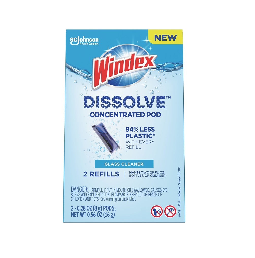 Windex Dissolve Concentrated Pods Multisurface Cleaner 3 Concentrated Dissolvable Refill Pods