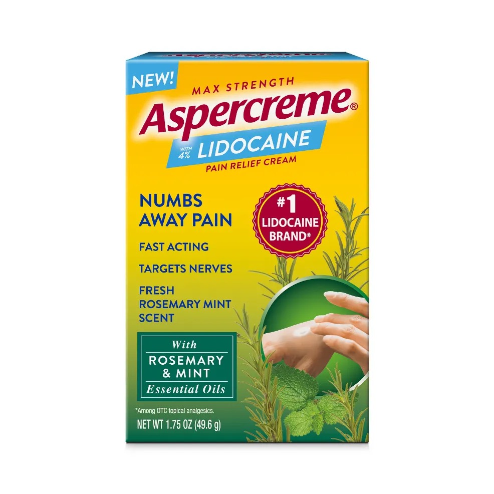 Aspercreme Lidocaine Rosemary 1.75 Oz