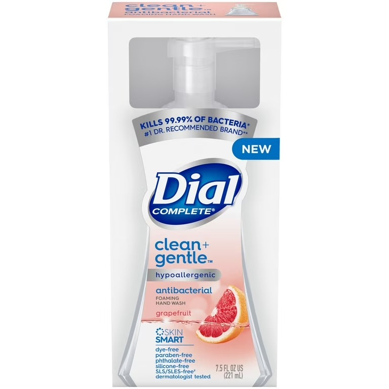 Dial Complete C&G Antibac Foaming Soap Grapfruit 7.5oz